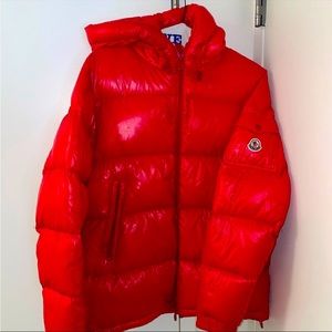 Men Xl Moncler jacket barely worn for sell
